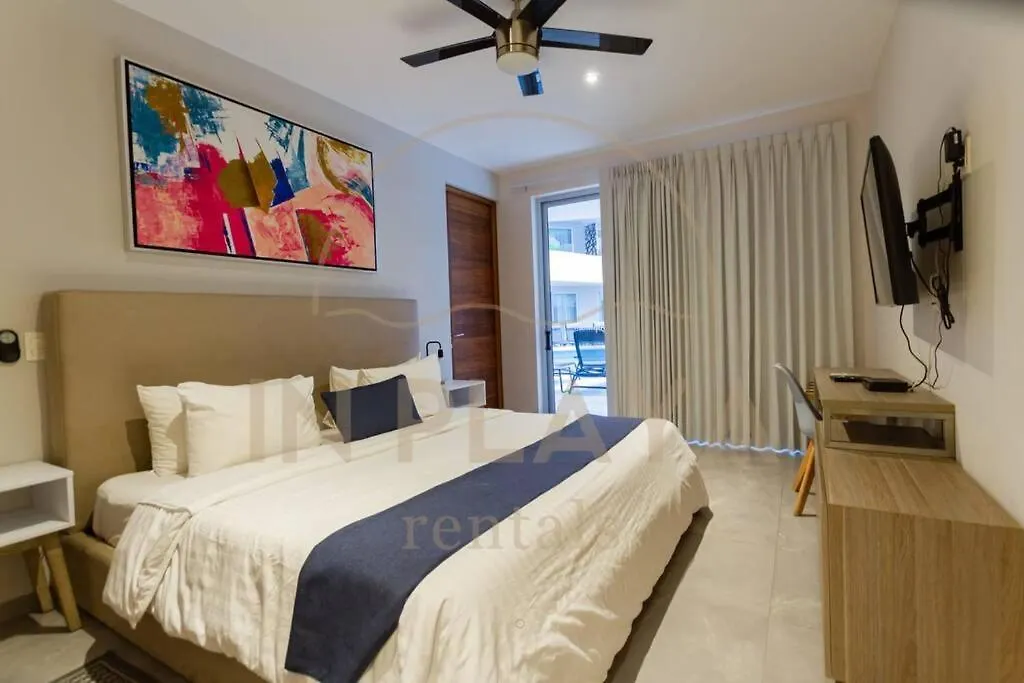 Apartment Luxury 2Br 2Ba, Sauna, Cinema, Rooftop Pool Playa del Carmen